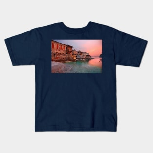 A peaceful dusk in Gerolimenas Kids T-Shirt